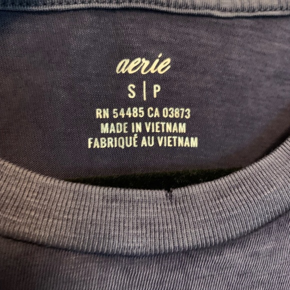 Aerie Distressed Boyfriend Tee - Picture 3 of 4